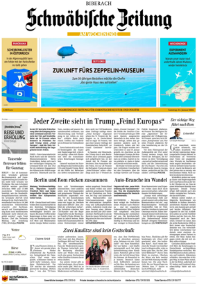 Cover of Schwabische Zeitung (Biberach)