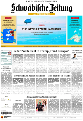 Cover of Schwabische Zeitung (Ravensburg / Weingarten)
