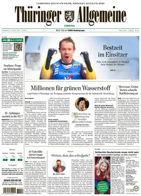 Cover of Thuringer Allgemeine (Sommerda)