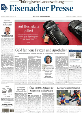Cover of Thuringische Landeszeitung (Eisenach)