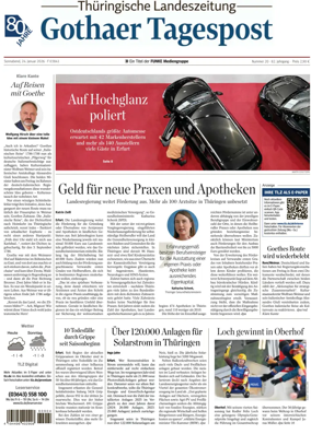 Cover of Thuringische Landeszeitung (Gotha)