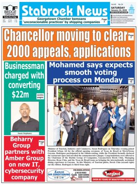 Cover of Stabroek News