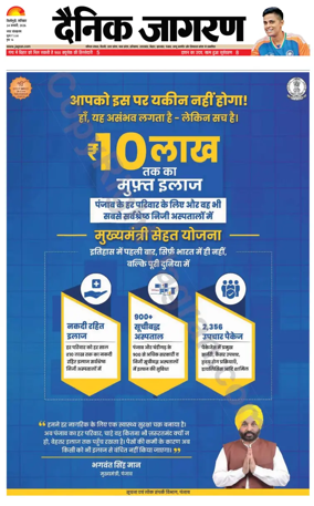 Cover of Dainik Jagran - Silliguri