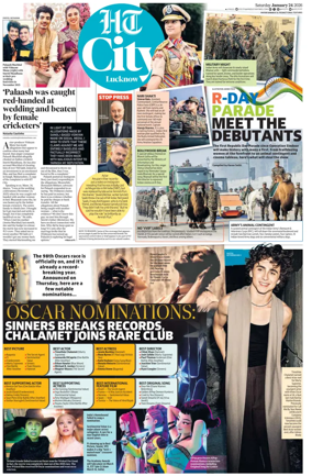 Cover of Hindustan Times (Lucknow) - Live