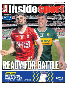 Cover of Irish Daily Star - Inside Sport