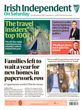 Cover of Irish Independent