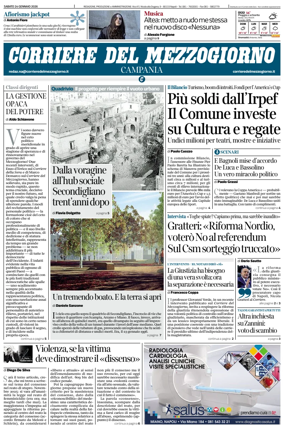Cover of Corriere del Mezzogiorno (Campania)