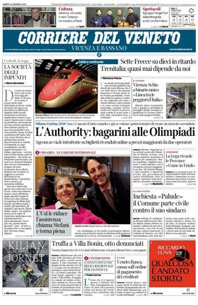 Cover of Corriere del Veneto (Vicenza e Bassano)