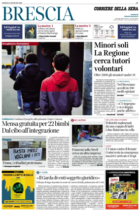 Cover of Corriere della Sera (Brescia)