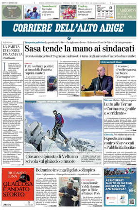 Cover of Corriere dell'Alto Adige