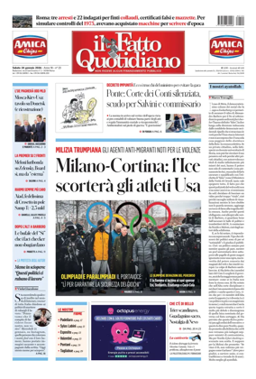 Cover of Il Fatto Quotidiano