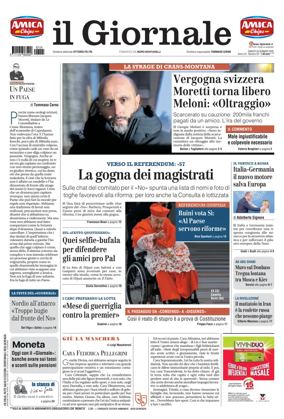 Cover of Il Giornale (Italy)