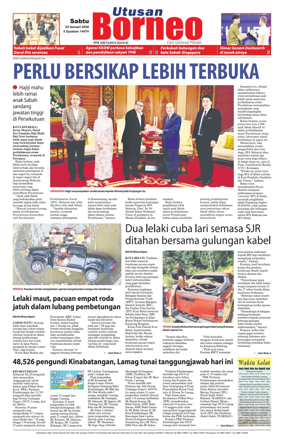 Cover of Utusan Borneo (Sabah)
