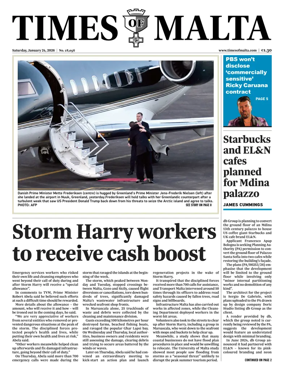 Cover of Times of Malta