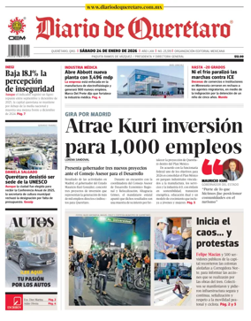 Cover of Diario de Queretaro