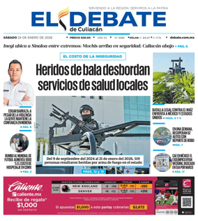Cover of El Debate de Culiacan