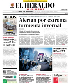 Cover of El Heraldo de Chihuahua