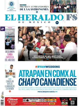 Cover of El Heraldo de Mexico