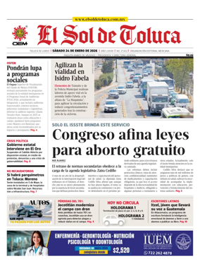 Cover of El Sol de Toluca