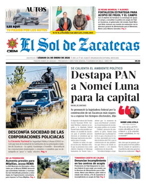 Cover of El Sol de Zacatecas