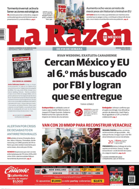Cover of La Razon de Mexico