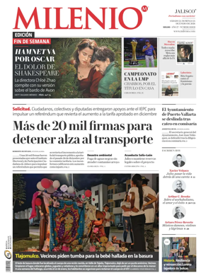 Cover of Milenio Jalisco