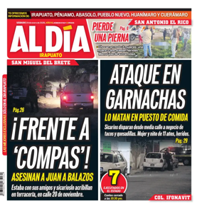 Cover of Periodico Al Dia (Irapuato)