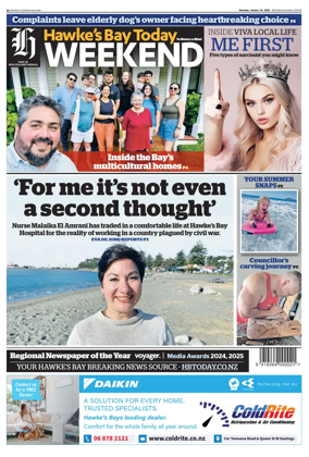 Cover of Hawke's Bay Today