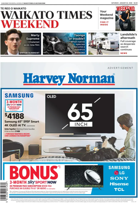 Cover of Waikato Times