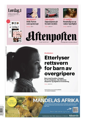 Cover of Aftenposten