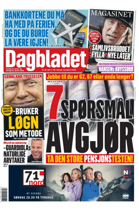 Cover of Dagbladet
