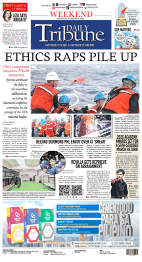 Cover of Daily Tribune (Philippines)
