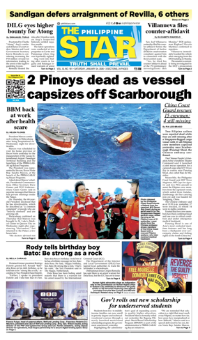 Cover of The Philippine Star