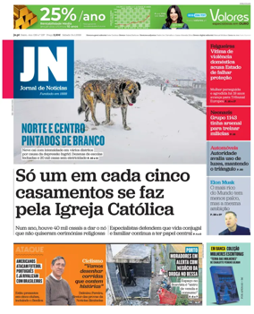 Cover of Jornal de Noticias