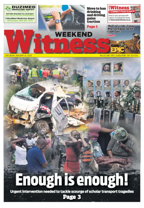 Cover of The Weekend Witness (South Africa)