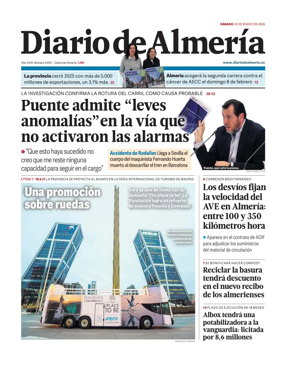Cover of Diario de Almeria