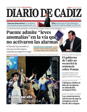 Cover of Diario de Cadiz