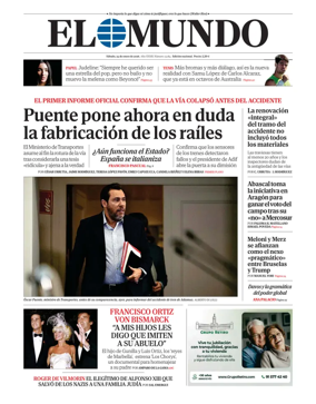 Cover of El Mundo Primera Edicion - Weekend