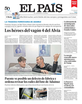 Cover of EL PAIS primera edicion