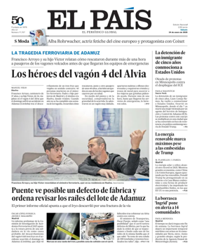 Cover of El Pais (Galicia)