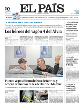 Cover of El Pais