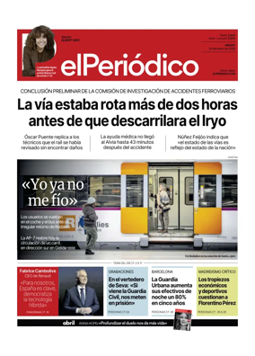 Cover of El Periodico - Castellano