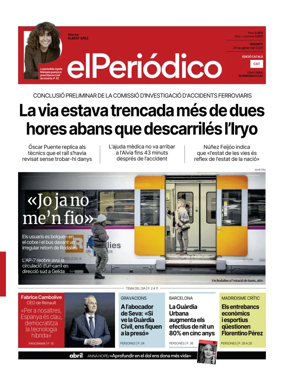 Cover of El Periodico - Catala
