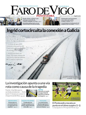 Cover of Faro de Vigo (Pontevedra)