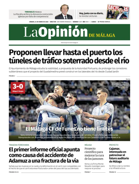 Cover of La Opinion de Malaga