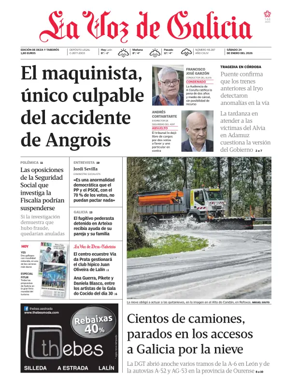 Cover of La Voz de Galicia (Deza)