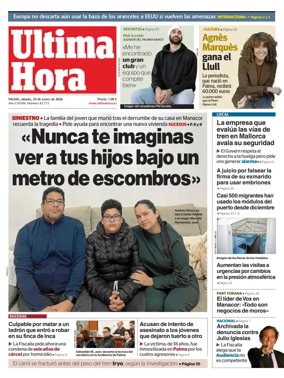 Cover of Ultima Hora