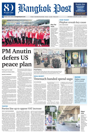 Cover of Bangkok Post
