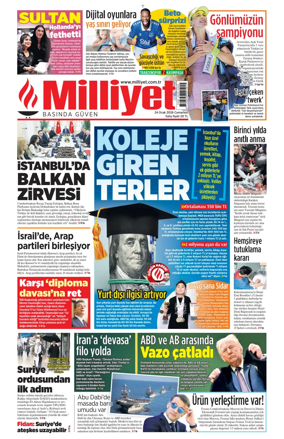 Cover of Milliyet