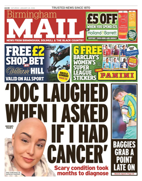 Cover of Birmingham Mail